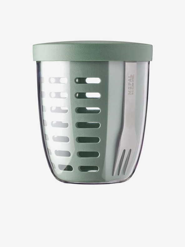 Mepal Mepal Ellipse világoszöld snack doboz szűrővel (600 ml)