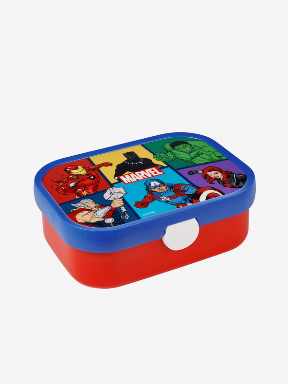 Mepal Kék és piros snack doboz gyerekeknek Mepal Campus Avengers