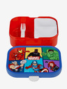 Mepal Kék és piros snack doboz gyerekeknek Mepal Campus Avengers