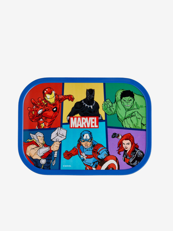 Mepal Kék és piros snack doboz gyerekeknek Mepal Campus Avengers