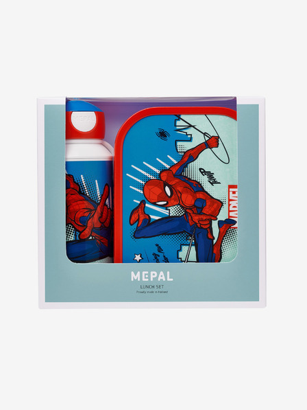 Mepal Kék és piros snack szett gyerekeknek Mepal Campus Spiderman
