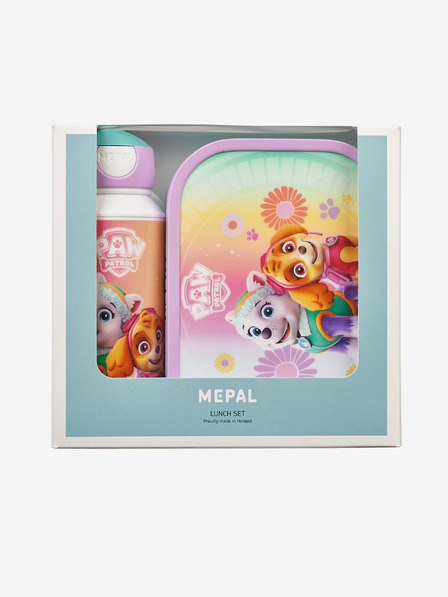 Mepal Sárga és rózsaszín uzsonnakészlet gyerekeknek Mepal Campus Paw Patrol Girls