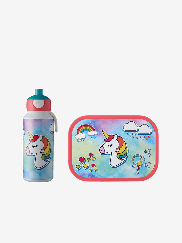 Mepal Mepal Campus Egyszarvú világoskék snackkészlet gyerekeknek