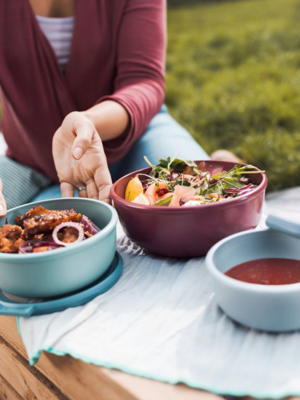 Mepal Fehér Mepal Cirqula tálak Nordic White (3 db)