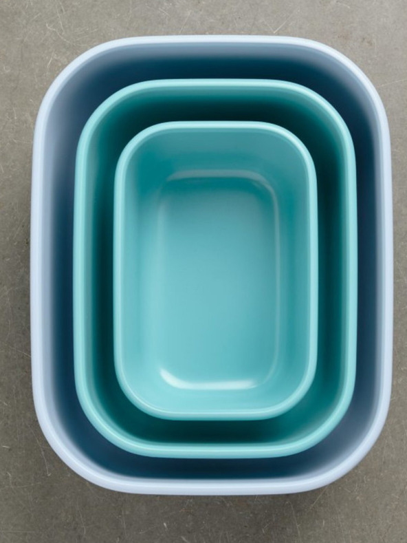 Mepal Szürke Mepal Cirqula háromrészes tálkaszett (500 + 1000 + 2000 ml)