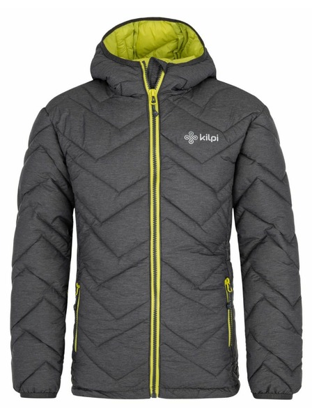 Kilpi Fiú téli steppelt kabát Kilpi REBEKI-JB sötétszürke
