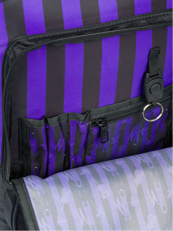 BAAGL  Fekete iskolai hátizsák Cubic szerda Baagl