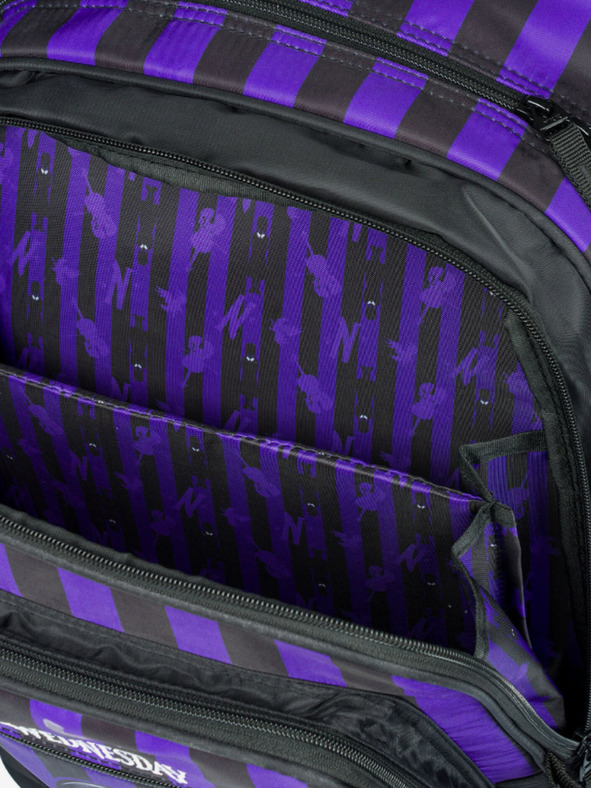 BAAGL  Fekete iskolai hátizsák Cubic szerda Baagl