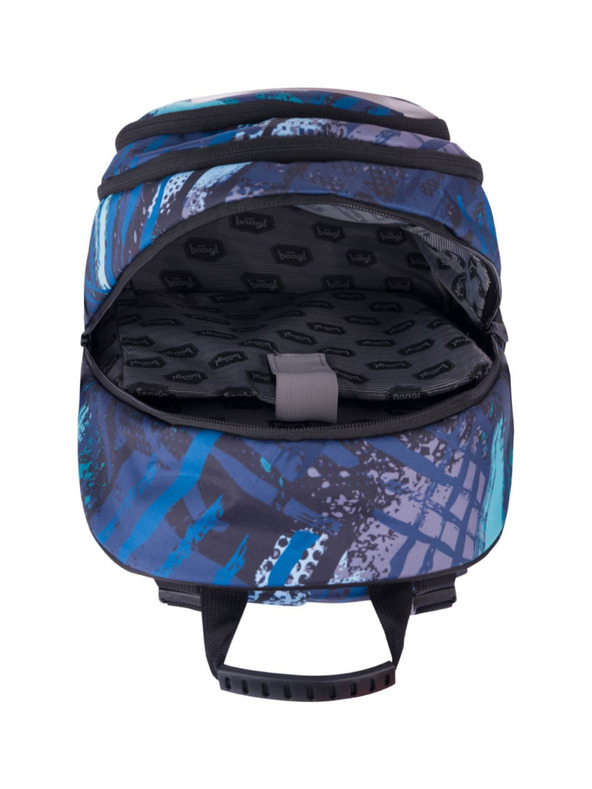BAAGL  Kék Iskola Hátizsák Skate Struktúrák Baagl