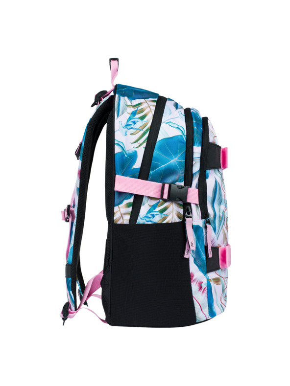 BAAGL  Lila Iskolai hátizsák Skate Leafs Baagl