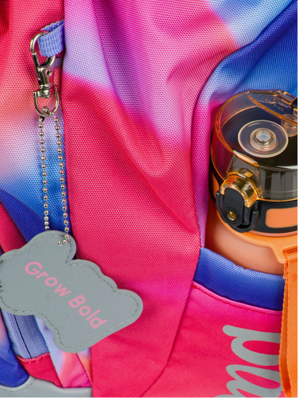 BAAGL  Piros Iskolai hátizsák Airy Hippie Baagl