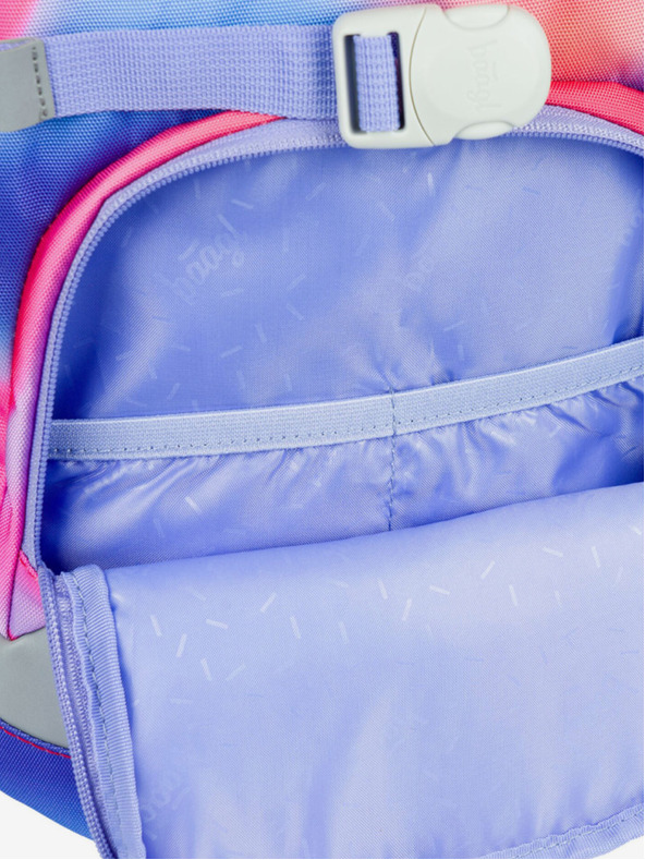 BAAGL  Piros Iskolai hátizsák Airy Hippie Baagl