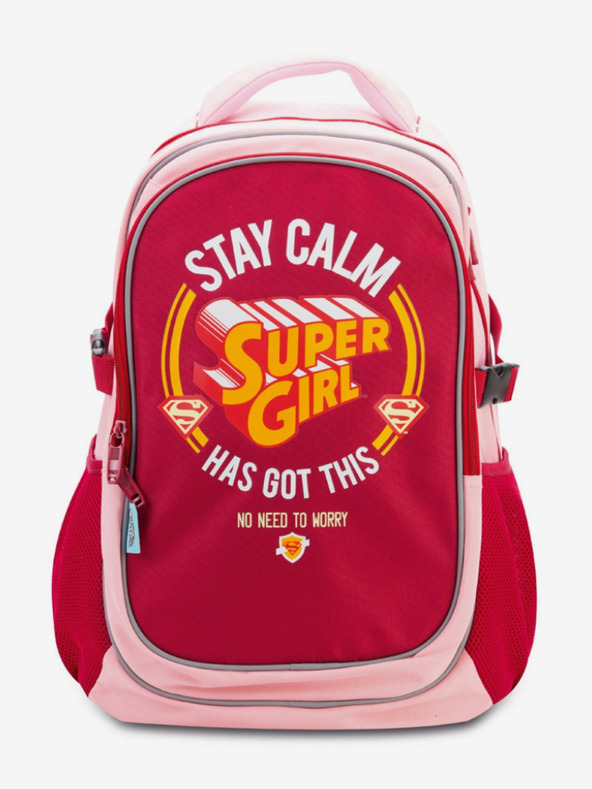 BAAGL  Supergirl iskolai hátizsák poncsóval - STAY CALM