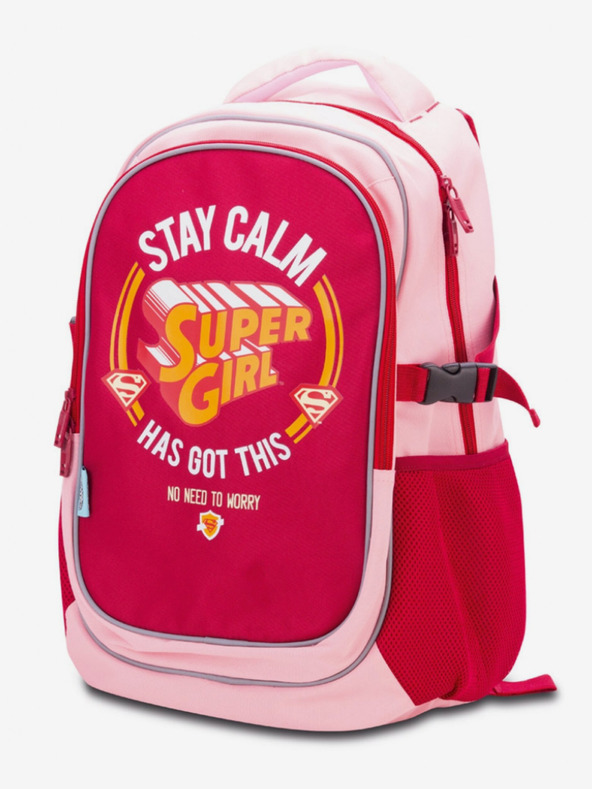 BAAGL  Supergirl iskolai hátizsák poncsóval - STAY CALM