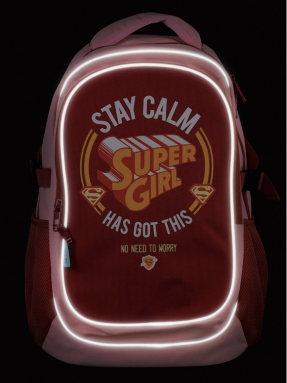 BAAGL  Supergirl iskolai hátizsák poncsóval - STAY CALM