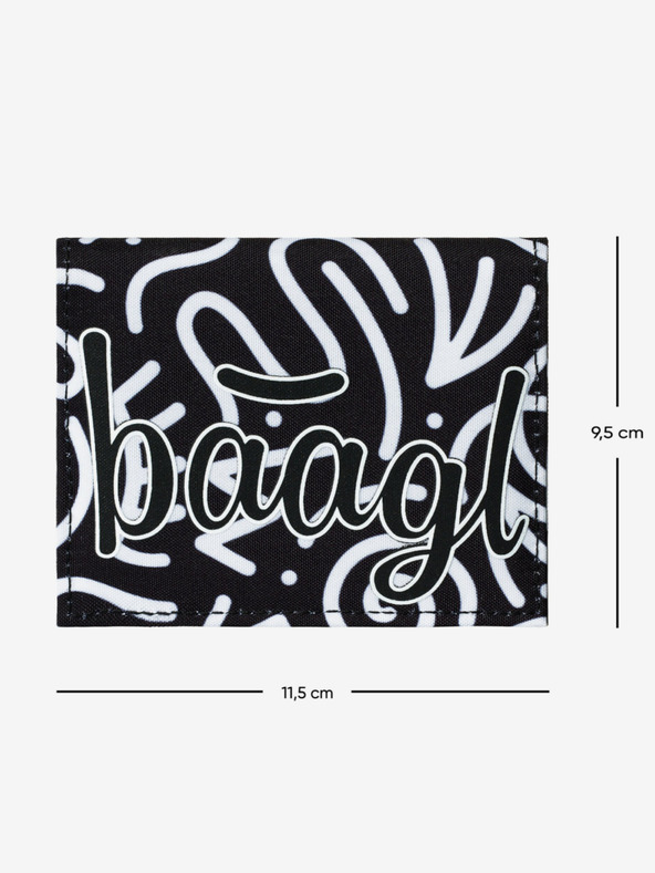 BAAGL  Fekete iskolai pénztárca Baagl Element