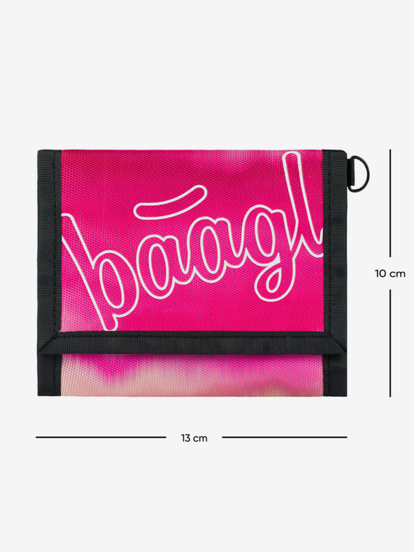 BAAGL  Rózsaszín pénztárca Baagl Rózsaszín csíkok