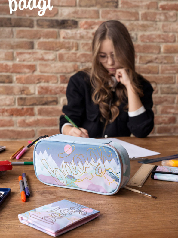 BAAGL  Baagl Moon Grey diáktárca