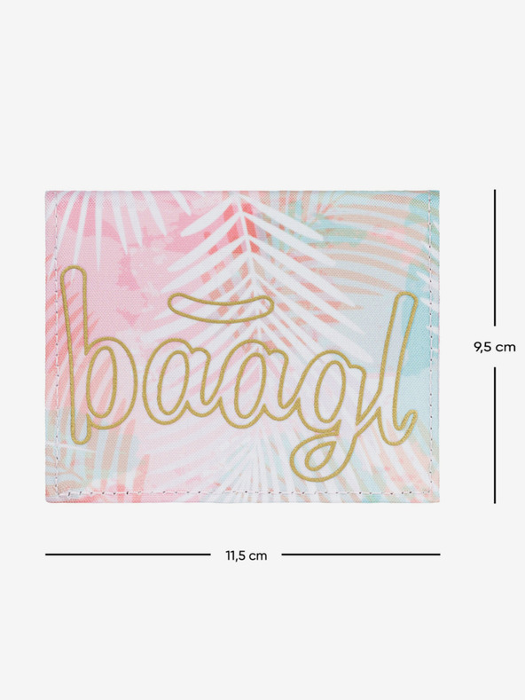 BAAGL  Rózsaszín Diák pénztárca Baagl Sunset