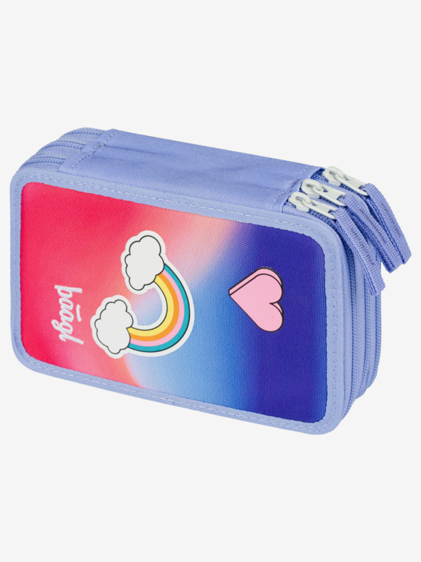 BAAGL  Lila Iskolai tolltartó háromszintes Hippie Baagl