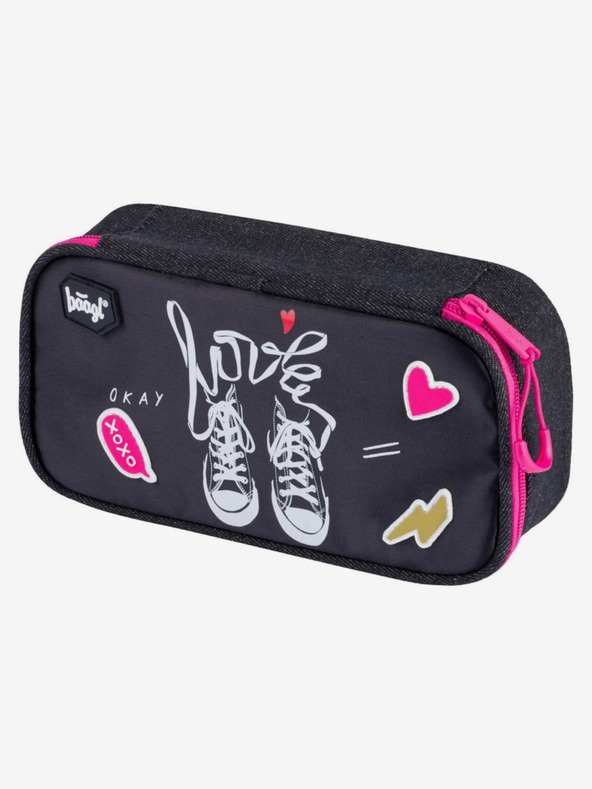 BAAGL  Fekete Iskolai tolltartó etue Sneakers Baagl