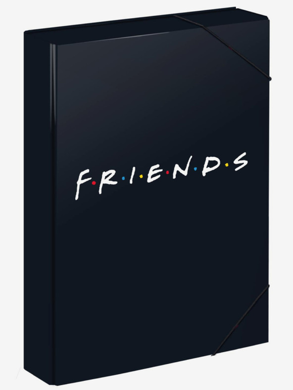 BAAGL  Fekete iskolai jegyzetfüzet borító A4 Jumbo Friends Baagl