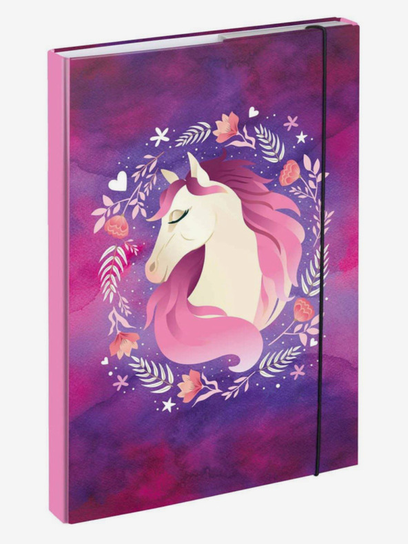 BAAGL  Lila A4-es iskolai füzetborítók Horse Baagl ló