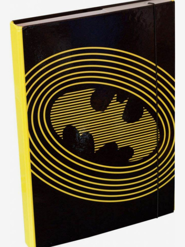 BAAGL  Fekete iskolai jegyzetfüzet borító A4 Batman Baagl