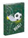 BAAGL  Zöld iskolai jegyzetfüzet borító A5 futball Baagl