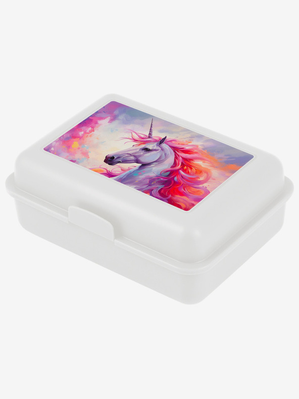 BAAGL  Fehér Snack Box Unicorn Kingdom Baagl