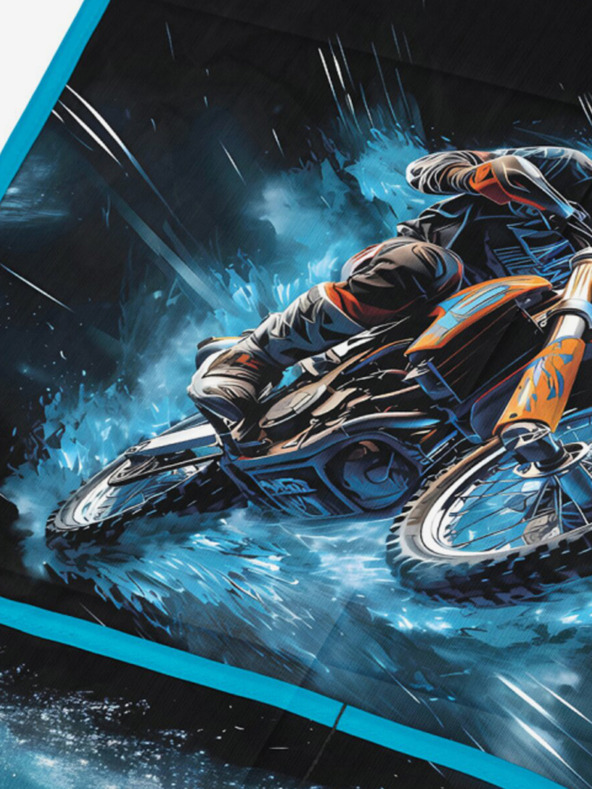 BAAGL  Kék gyerek kötény Motoros Baagl