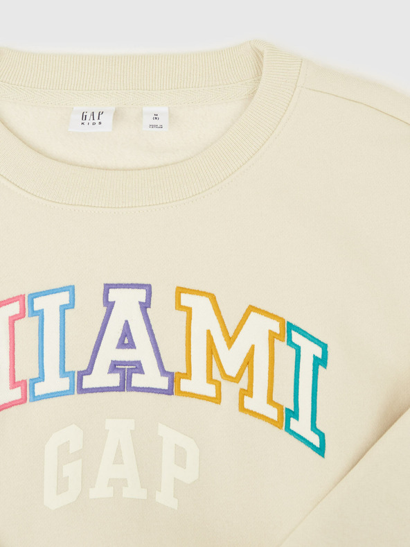 GAP Gyerek oversize pulóver logóval GAP
