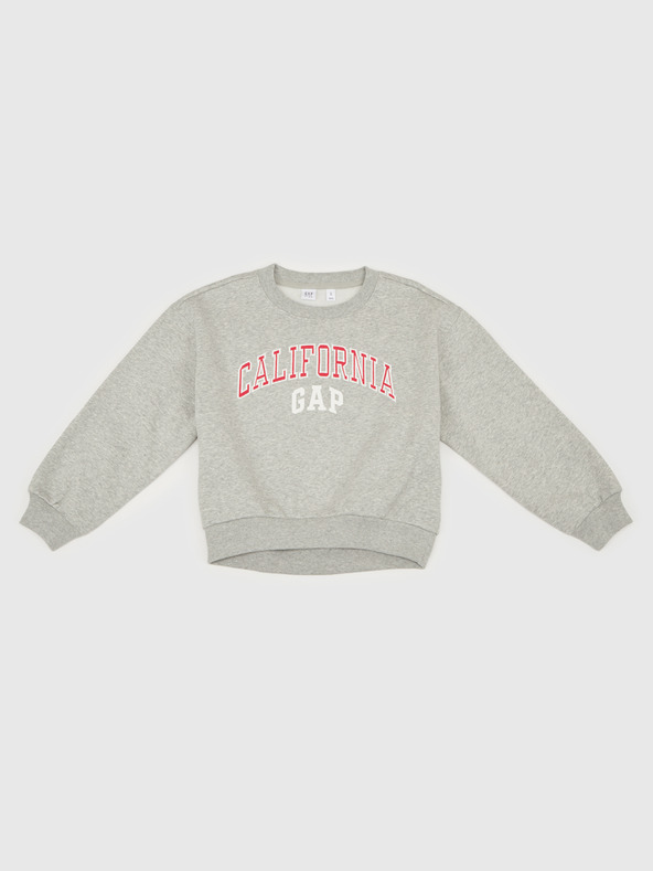 GAP Gyerek oversize pulóver logóval GAP