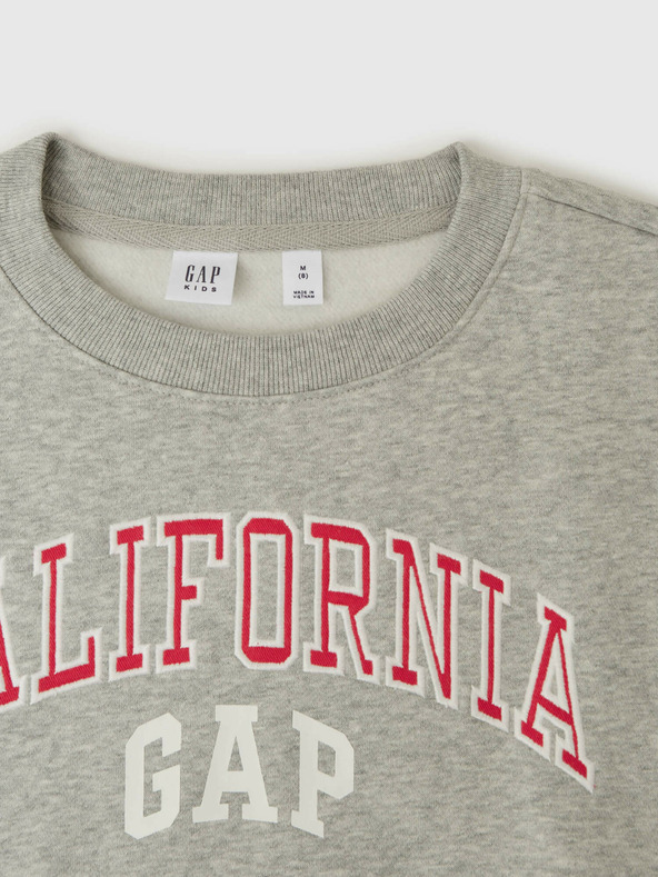 GAP Gyerek oversize pulóver logóval GAP