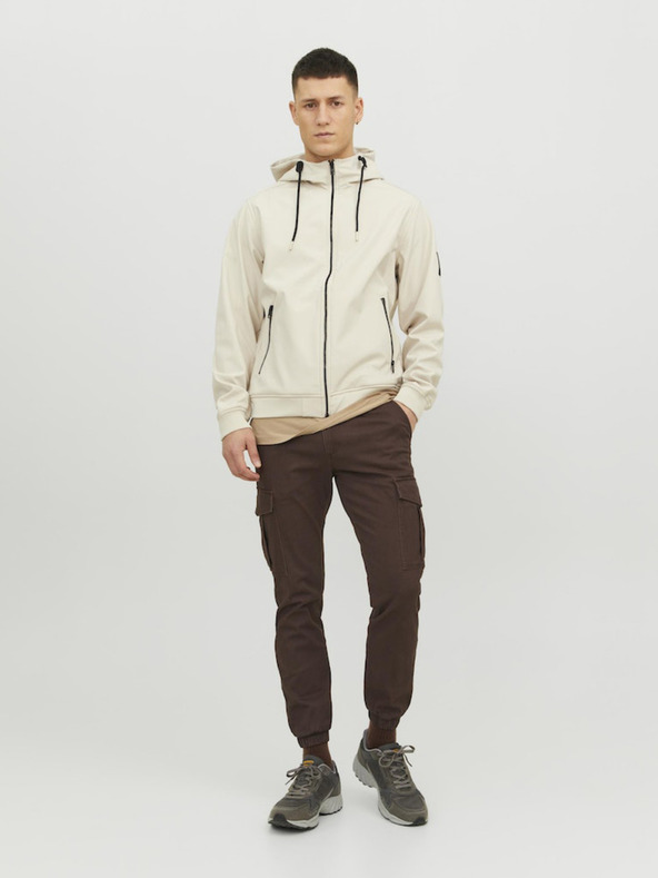 Jack & Jones Jack & Jones Basic férfi krémszínű softshell dzseki