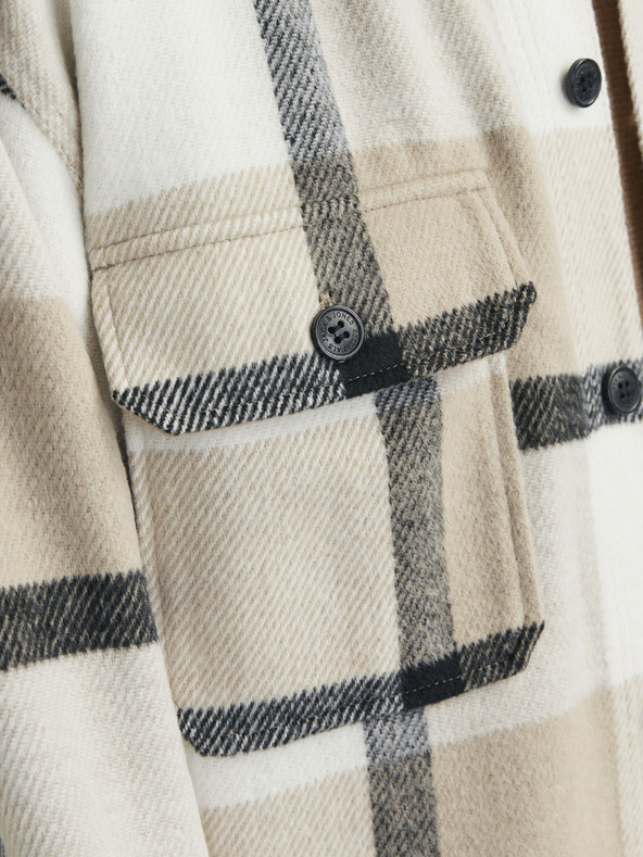 Jack & Jones Jack & Jones férfi bézs színű felsőruházati ing