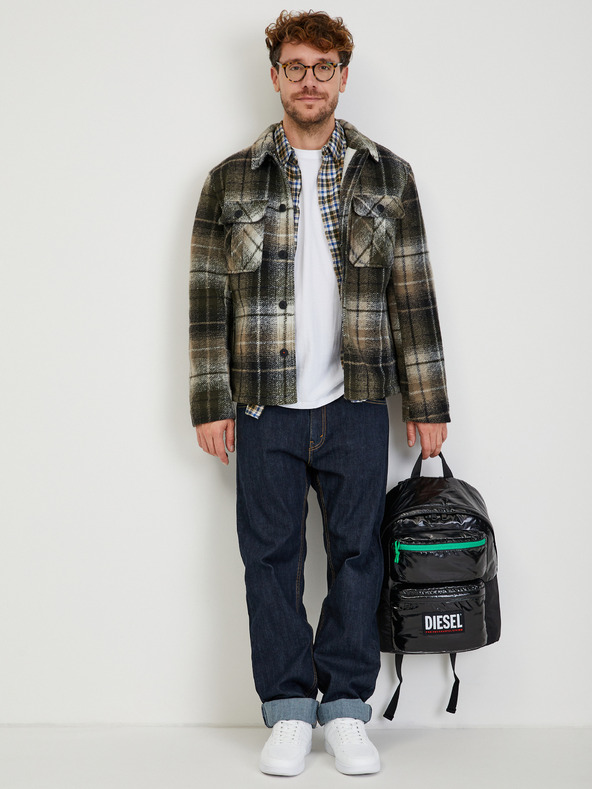 LERROS Zöld férfi kockás póló kabát LERROS