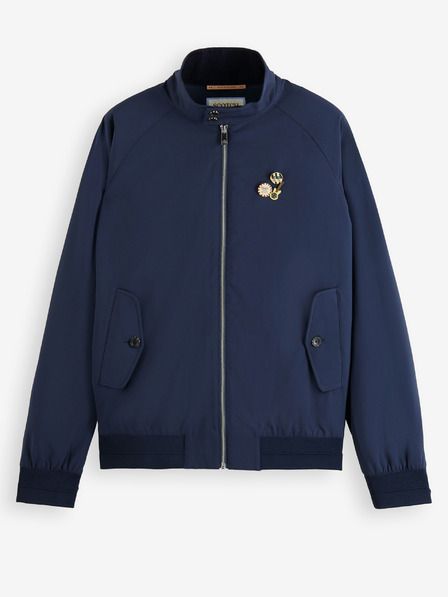 Scotch & Soda Sötétkék férfi Scotch & Soda Classic Harrington softshell dzseki