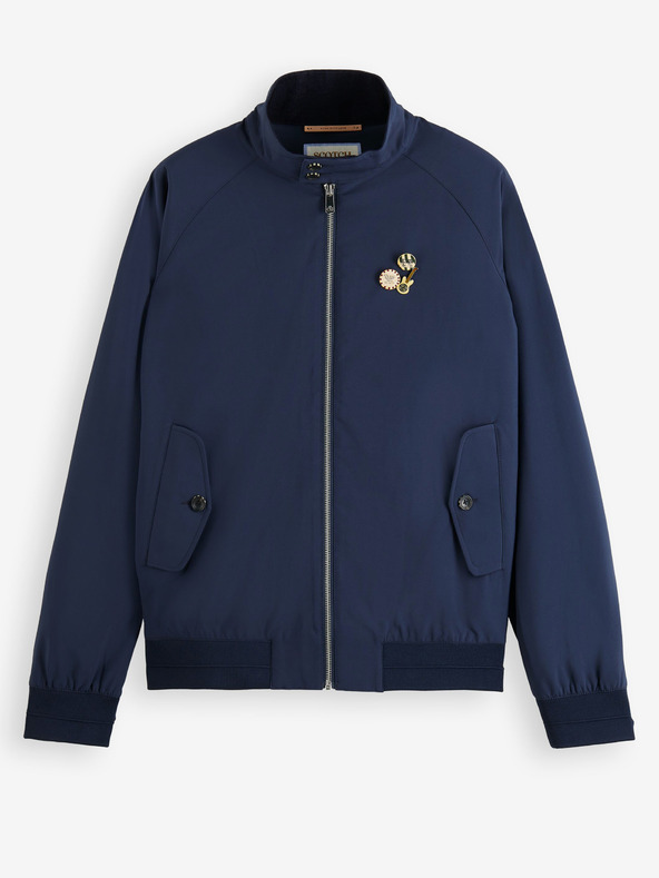Scotch & Soda Sötétkék férfi Scotch & Soda Classic Harrington softshell dzseki