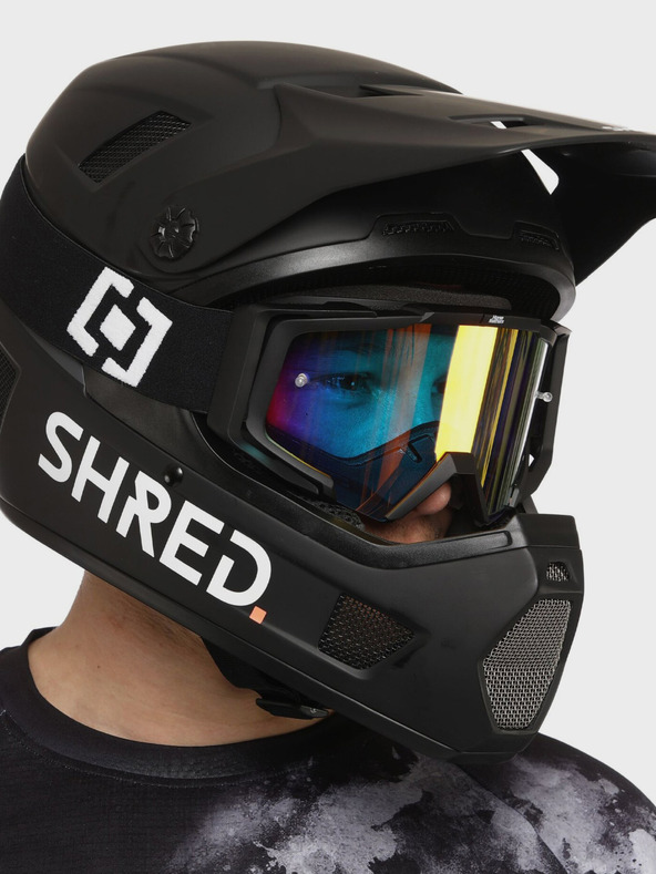 Horsefeathers MTB sportszemüveg Patriot - fekete/tükrös zöld HORSEFEATHERS