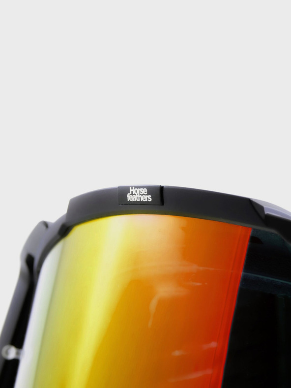 Horsefeathers MTB sportszemüveg Patriot - fekete/tükrös piros HORSEFEATHERS