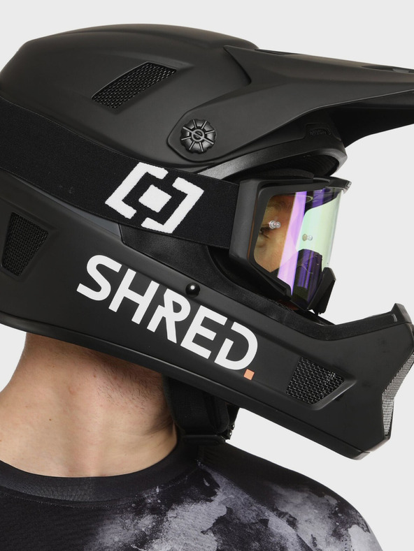 Horsefeathers MTB sportszemüveg Patriot - fekete/tükrös piros HORSEFEATHERS