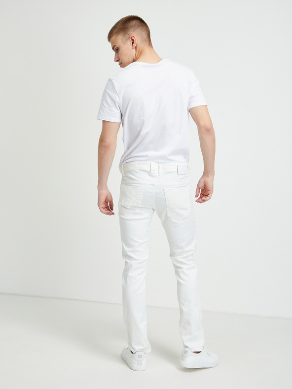 Diesel Fehér férfi skinny fit farmer Diesel Thommer