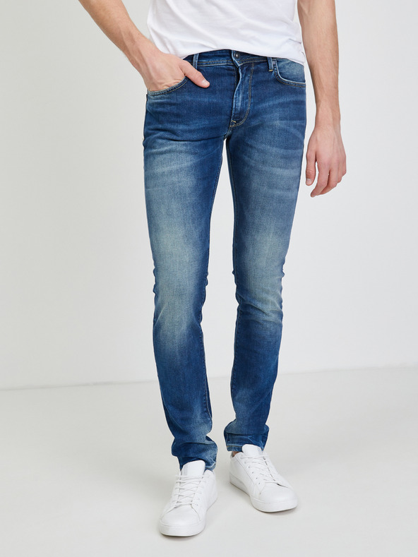 Pepe Jeans Sötétkék férfi slim fit farmer Pepe Jeans Stanley