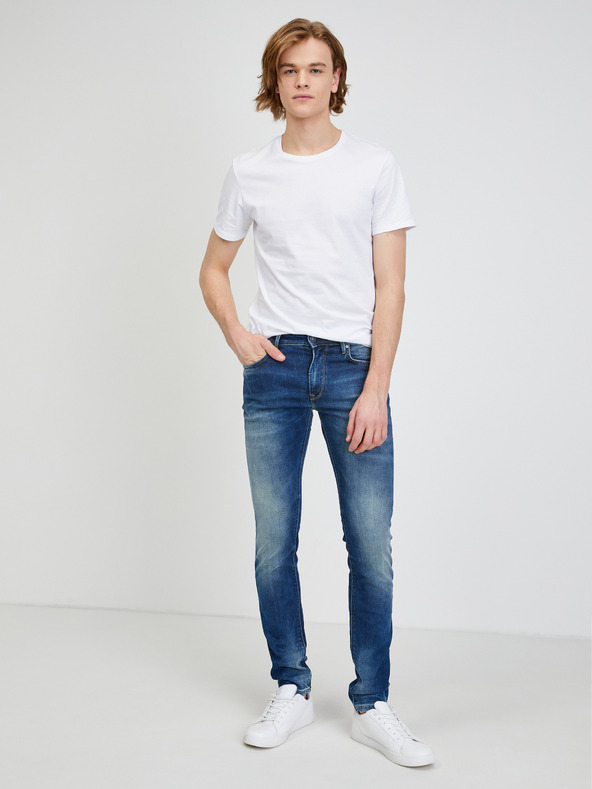 Pepe Jeans Sötétkék férfi slim fit farmer Pepe Jeans Stanley
