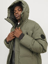 Jack & Jones Khaki színű Jack & Jones Alpha férfi téli steppelt kabát