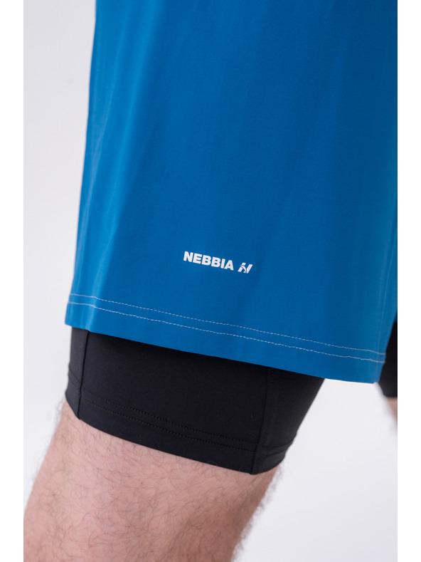 Nebbia Kétrétegű rövidnadrág mobil zsebekkel 318 M,szürke