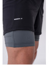 Nebbia Kétrétegű rövidnadrág mobil zsebekkel 318 M,szürke