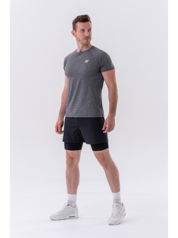 Nebbia Kétrétegű rövidnadrág mobil zsebekkel 318 M,szürke