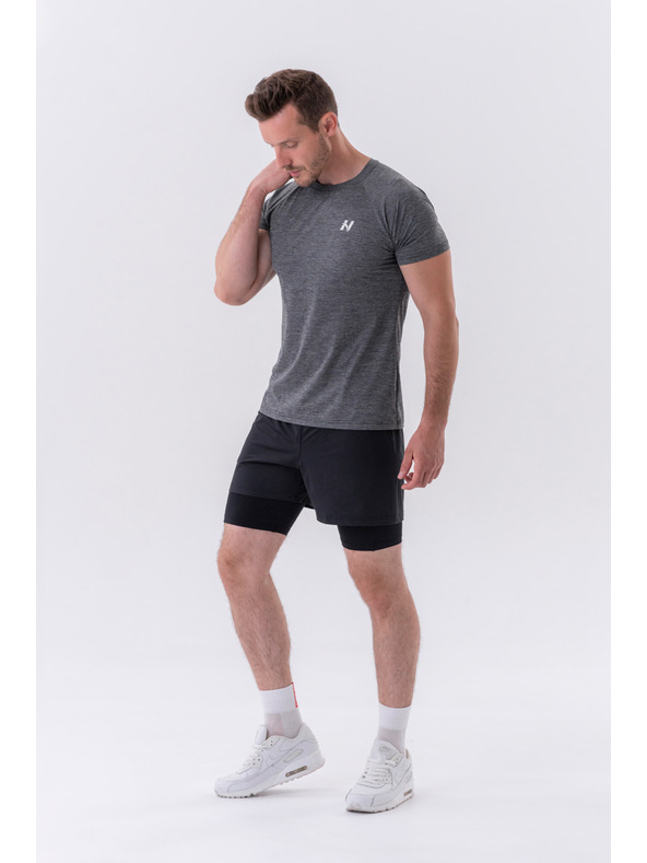 Nebbia Kétrétegű rövidnadrág mobil zsebekkel 318 M,szürke